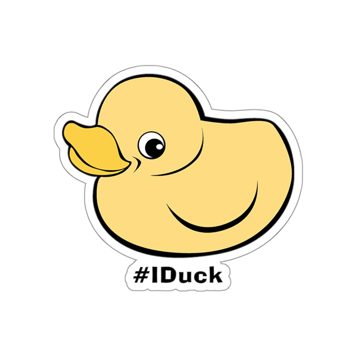 I Duck Sticker