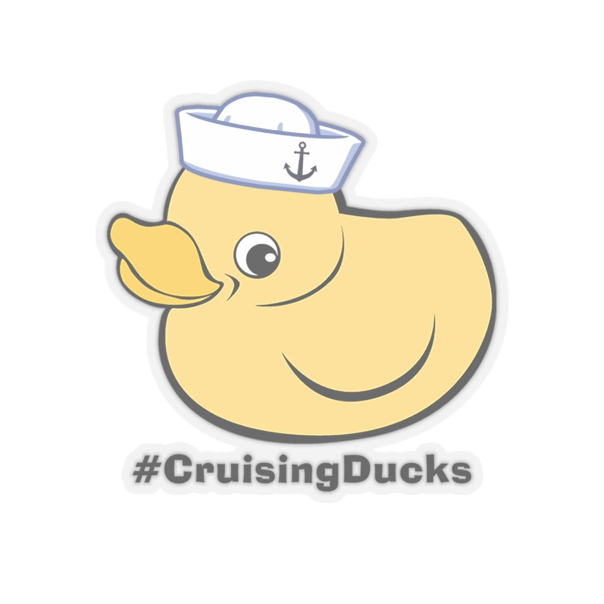 Cruising Duck Sticker