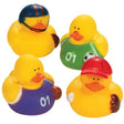 sports ducks, football, soccer, baseball, basketball