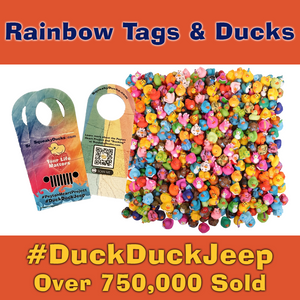 Deluxe Assorted Ducks with Rainbow Duck Tags