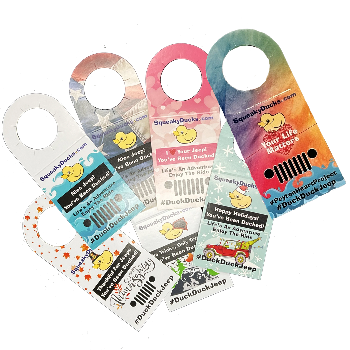 Custom Duck Tags - for Jeeps & Cruising – SqueakyDucks.com