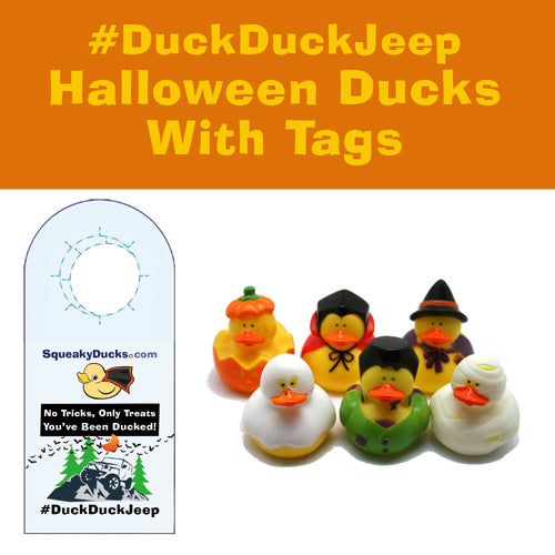 Halloween Jeep Duck Sets with Tags