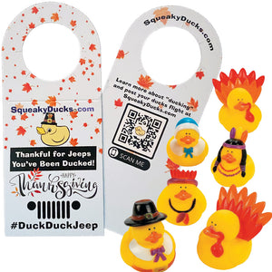 Thanksgiving Jeep Duck Sets with Tags