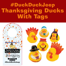 Load image into Gallery viewer, Thanksgiving Jeep Duck Sets with Tags