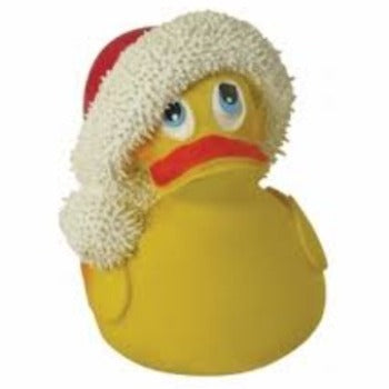 Squeaky Santa Duck