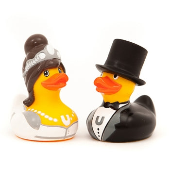 Bride & Groom Ducks by BUD