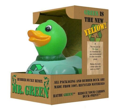 Environmental "Green" Recycled Duck - CelebriDucks